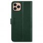 TUCCH iPhone 11 Pro Max Wallet Case for Men, iPhone 11 Pro Max Leather Cover with Magnetic Clasp - Midnight Green