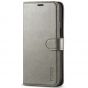 TUCCH iPhone 12 Mini 5.4-inch Flip Leather Wallet Case - Grey