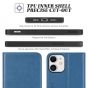 TUCCH iPhone 12 Mini Wallet Case, iPhone 12 Mini Flip Cover, Magnetic Closure Phone Case for Mini iPhone 12 5G 5.4-inch Lake Blue