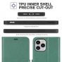 TUCCH iPhone 12 Pro Max Wallet Case, iPhone 12 Pro Max 6.7-inch Flip Case - Myrtle Green