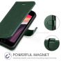 TUCCH iPhone 7 Wallet Case, iPhone 8 Case, Premium PU Leather Case - Midnight Green