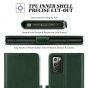 TUCCH SAMSUNG Galaxy Note20 Wallet Case, SAMSUNG Note20 5G Flip Cover Dual Clasp Tab-Midnight Green