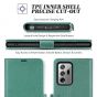TUCCH SAMSUNG Galaxy Note20 Ultra Wallet Case, SAMSUNG Note20 Ultra 5G Flip Cover Dual Clasp Tab-Myrtle Green