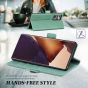 TUCCH SAMSUNG Galaxy Note20 Wallet Case, SAMSUNG Note20 5G Flip Cover Dual Clasp Tab-Myrtle Green
