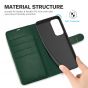 TUCCH SAMSUNG GALAXY S23 Plus Wallet Case, SAMSUNG S23 Plus PU Leather Case Book Flip Folio Cover - Midnight Green