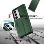TUCCH SAMSUNG GALAXY S23 Plus Wallet Case, SAMSUNG S23 Plus PU Leather Case Book Flip Folio Cover - Midnight Green
