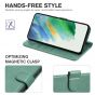TUCCH SAMSUNG GALAXY S23 Plus Wallet Case, SAMSUNG S23 Plus PU Leather Case Book Flip Folio Cover - Myrtle Green