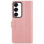 TUCCH SAMSUNG GALAXY S23 Wallet Case, SAMSUNG S23 PU Leather Case Flip Cover - Rose Gold