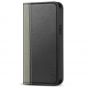 TUCCH iPhone 14 Plus Wallet Case, iPhone 14 6.7-Inch Plus Flip Folio Book Cover, Magnetic Closure Phone Case - Black & Grey