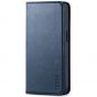 TUCCH iPhone 14 Pro Max Leather Case, iPhone 14 Pro Max PU Wallet Case with Stand Folio Flip Book Cover and Magnetic Closure - Dark Blue