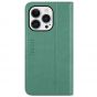 TUCCH iPhone 14 Pro Max Leather Case, iPhone 14 Pro Max PU Wallet Case with Stand Folio Flip Book Cover and Magnetic Closure - Myrtle Green