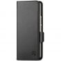 SHIELDON SAMSUNG Galaxy Z Fold5 Folio Case, SAMSUNG Z Fold 5 Genuine Leather Folio Cover - Black